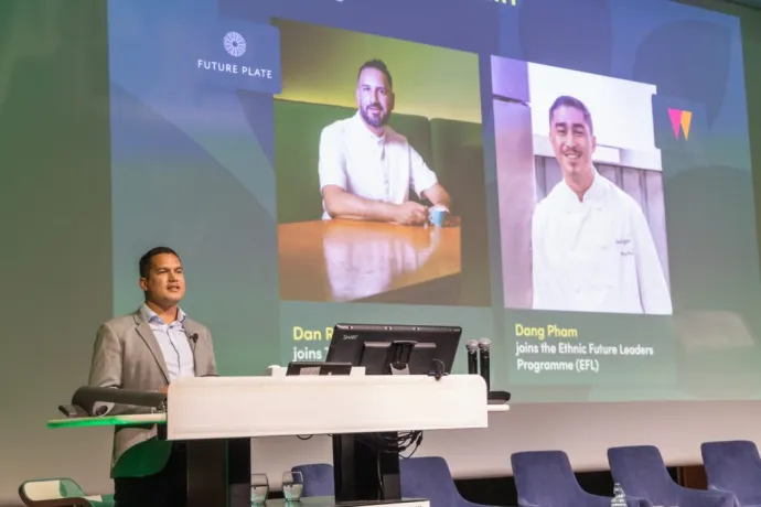 chef speaking at conference