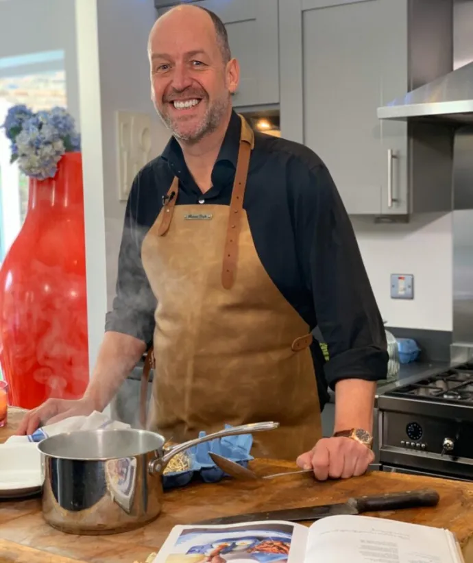 Rob in the kitchen